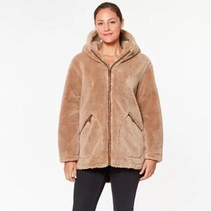 Koolaburra by UGG Hooded Jacket in Latte Tan- Size Large